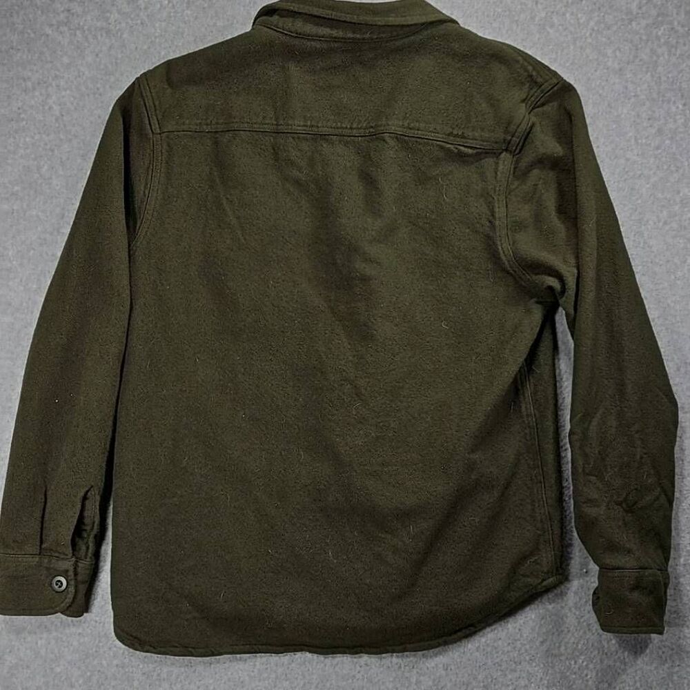 Madewell Shirt Easy Fit Work Men’s Size Medium Heavy flannel Shacket - Picture 3 of 9